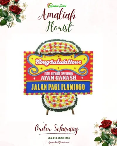 Bunga Papan Congratulation di Sapugarut